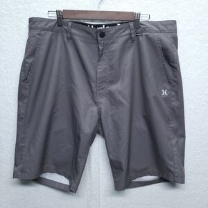 Hurley Shorts Mens 38 Hybrid Golf Walk Surf Performance Stretch Quick Dry Gray